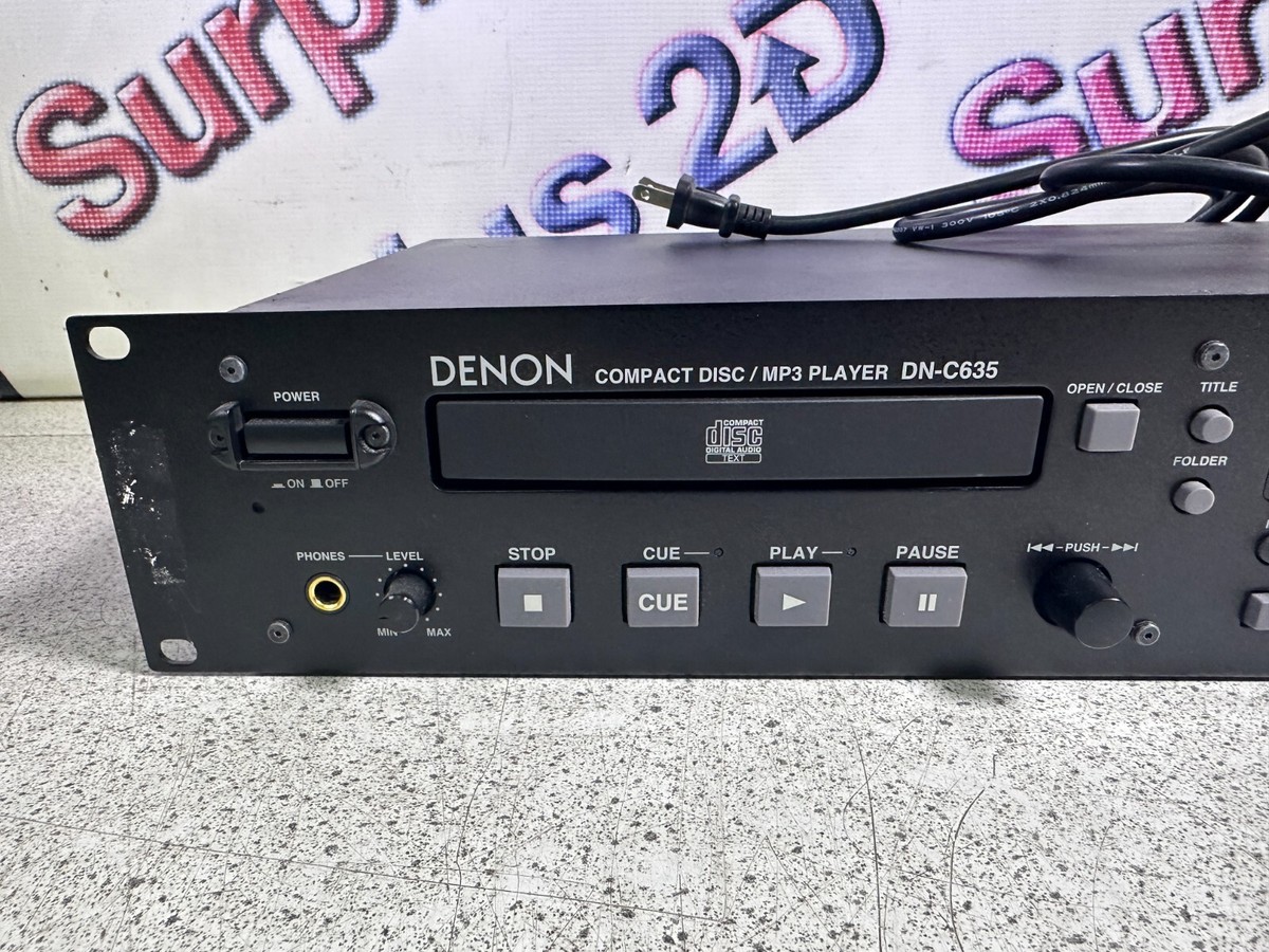 美品 DENON DN-C635 業務用CDプレーヤー メンテナンス済み ①