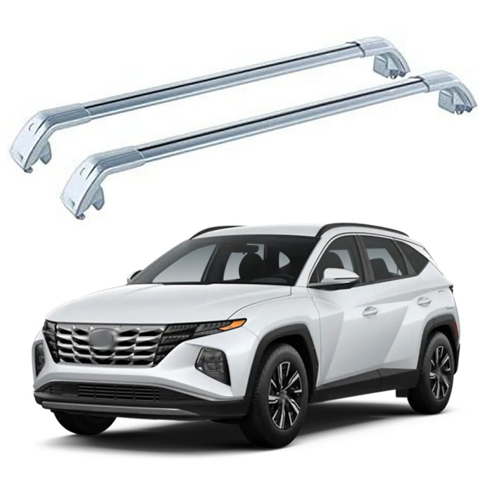 2PCS Cross Bars Crossbars Fits For Hyundai Tucson 2021-2023 Roof Rail Racks