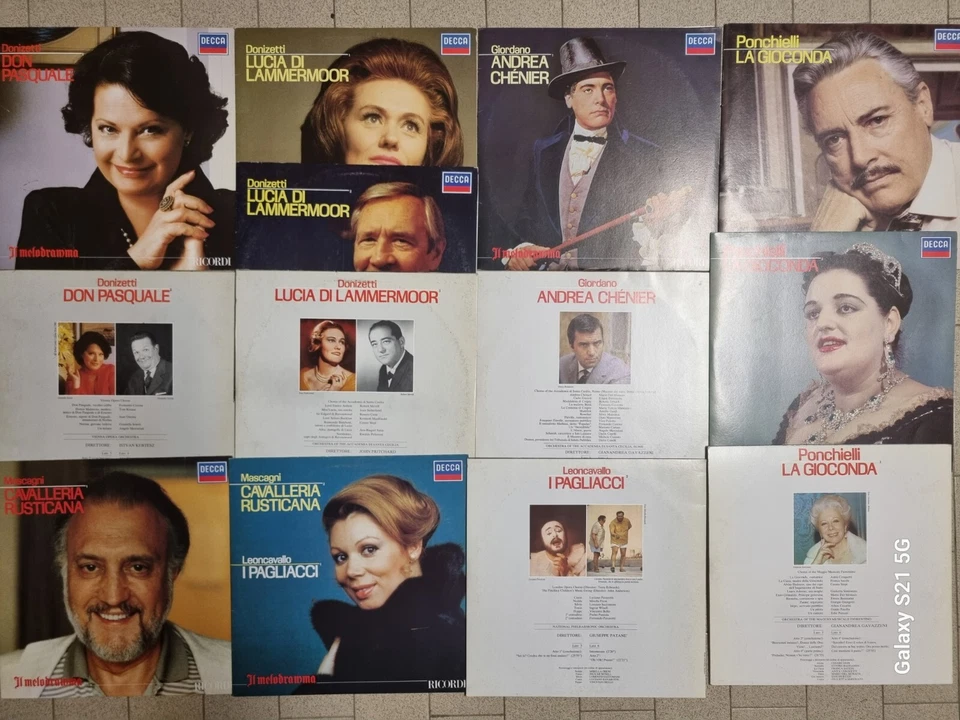 23 opere liriche complete 60 dischi vinile Philips e Deutsche Grammophone - Immagine 2 di 4