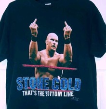 Authentic 1998 WWE Vintage Stone Cold  Steve Austin T-Shirt XL Delta EUC Reduced