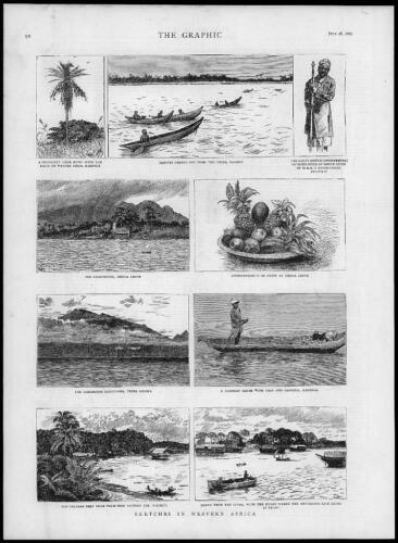 1883 Impression Antique - Afrique de l'Ouest Sierra Leone Haute Guinée Bumboat (157) - Photo 1/1