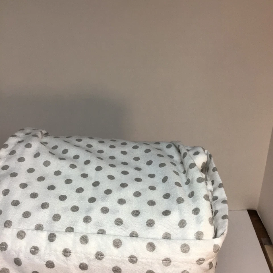 FULL NEW SHEETS,WHITE WITH GREY DOTS. from Target NEW - Image 3 of 4