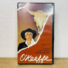 1977 Georgia O’Keeffe VHS 'Women In Art' Art Documentary Clam Shell Case