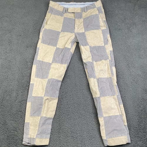 Pantalones Brooks Brothers Para Hombre 32x30 Multicolor Retazos Cuadros Milano Calce Recto