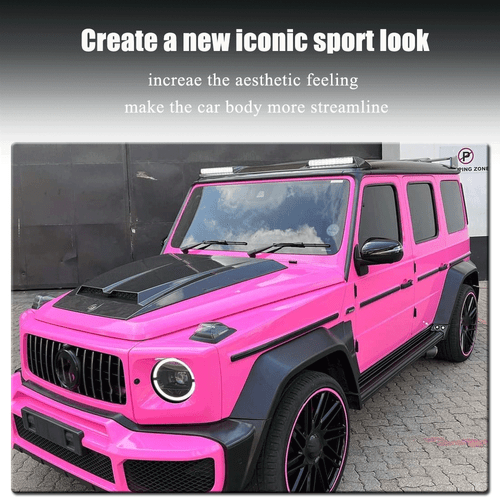 Fit For Benz W463 W464 G550 G63 Real Carbon Front Roof Spoiler Wing W/ Light - Bild 15 von 18