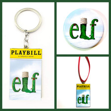 Elf Broadway Keychain, Ornament or Button