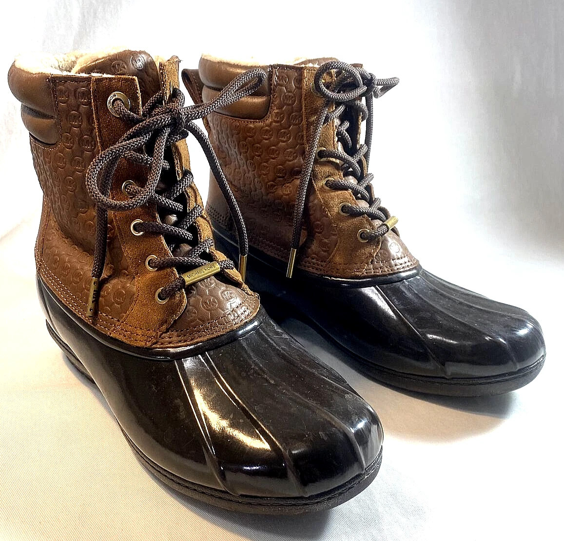 Michael kors easton duck boots deals
