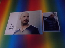 Christopher von Deylen  Schiller signed autograph Autogramm 8x11 inch foto in p.