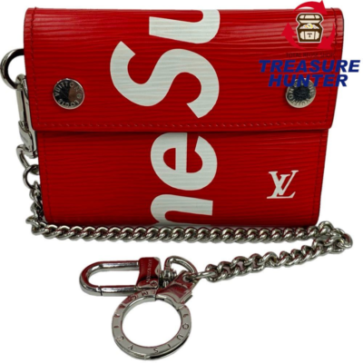 LOUIS VUITTON Epi SUPREME Chain Wallet M67755 Wallet | eBay