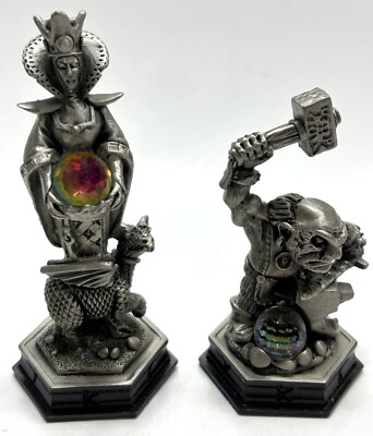 *NEW / NEVER USED* - (2) The Fantasy Of The Crystal Chess Pieces - MELDA & KOKI