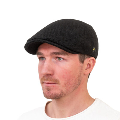 Hatman of Ireland Contemporary Irish Flat Cap made from 100% Donegal Tweed 