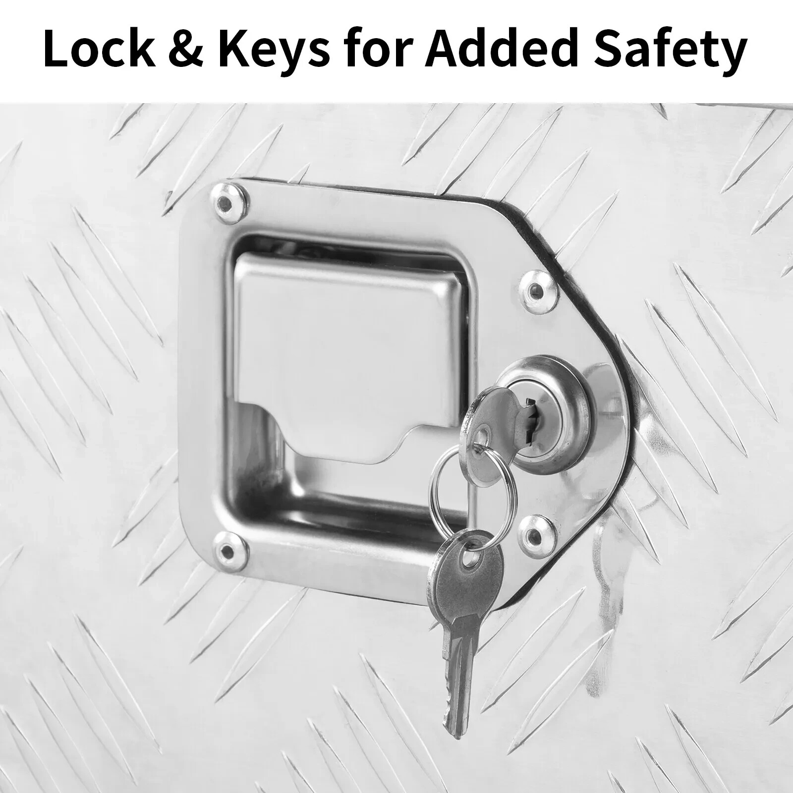 39"X16.5"X12" Aluminum Trailer Tongue Tool Box Truck Pickup Bed Storage