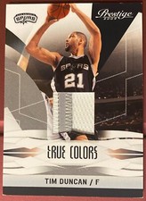 Tim Duncan 2009-10 Prestige True Colors Primary Colors /10 Patch