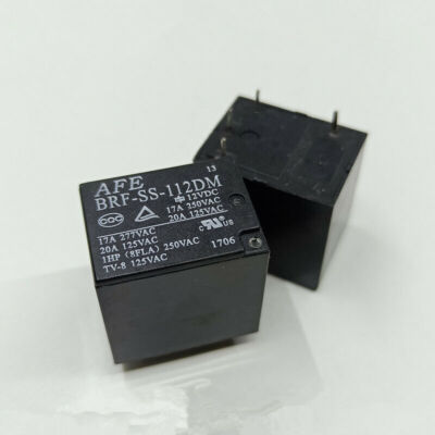 5PCS  BRF-SS-112DM AFE Relay AFE 4 Feet 17A277VAC Coil Voltage 12VDC #E1*