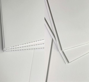 Bathroom Wall Panels Gloss White White Chrome Waterproof Pvc