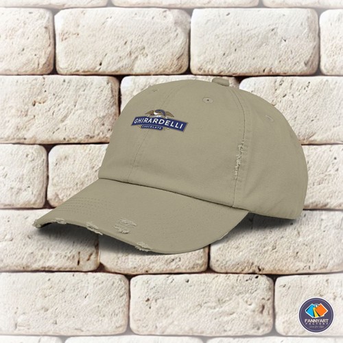 Ghirardelli Chocolate Logo Unisex Distressed Cap - 第 30/72 張圖片