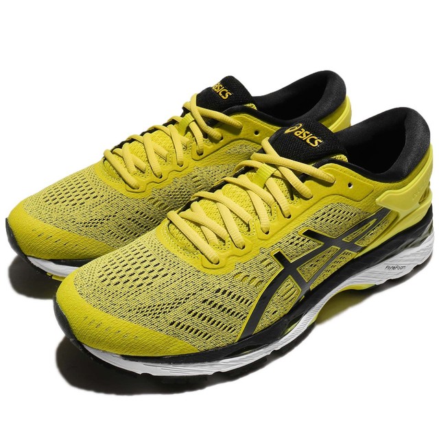 yellow asics shoes