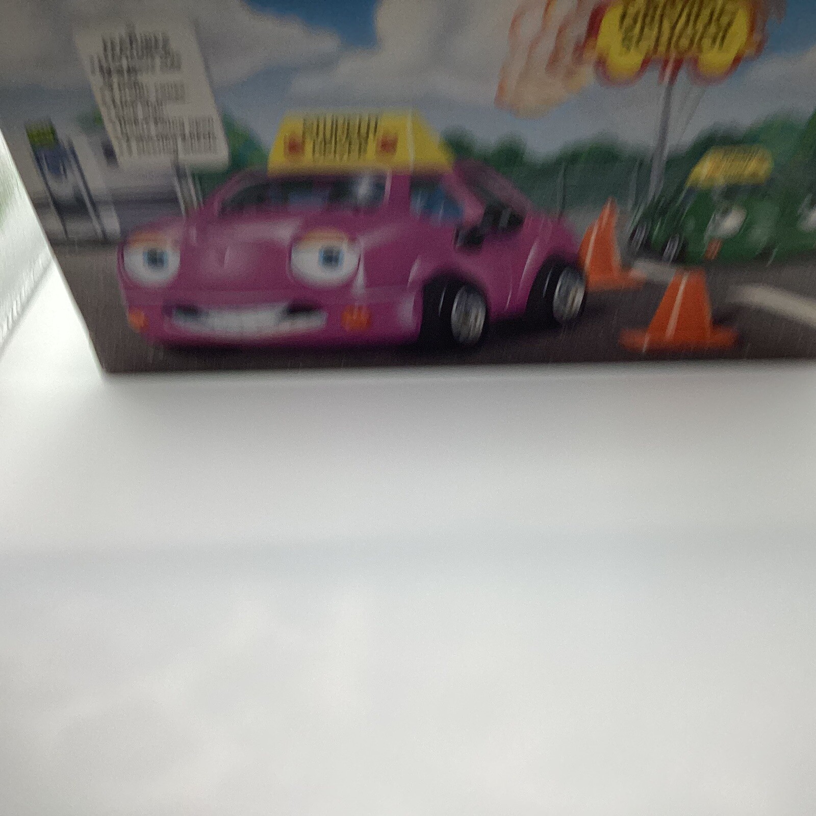 THE CHEVRON CARS Danni Driver 1998 Student Driver- Cones & Stop Sign  New in Box