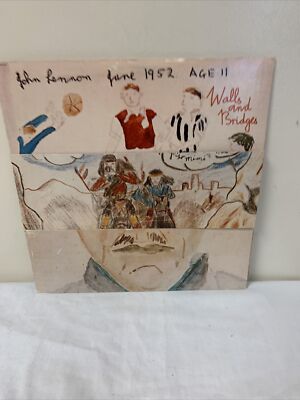 John Lennon Walls And Bridges 1ST Pressing 1974 SW 3416 Booklet