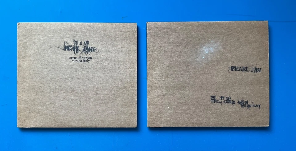 Pearl Jam 2000 Official Live Bootleg Lot Verona Milan Italy 6/20/00 6/22/00 4 CD - Imagem 2 de 4