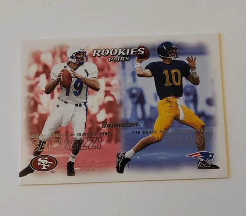 2000 Skybox Dominion - #234 Tom Brady, Tom Brady, Giovanni Carmazzi (RC)
