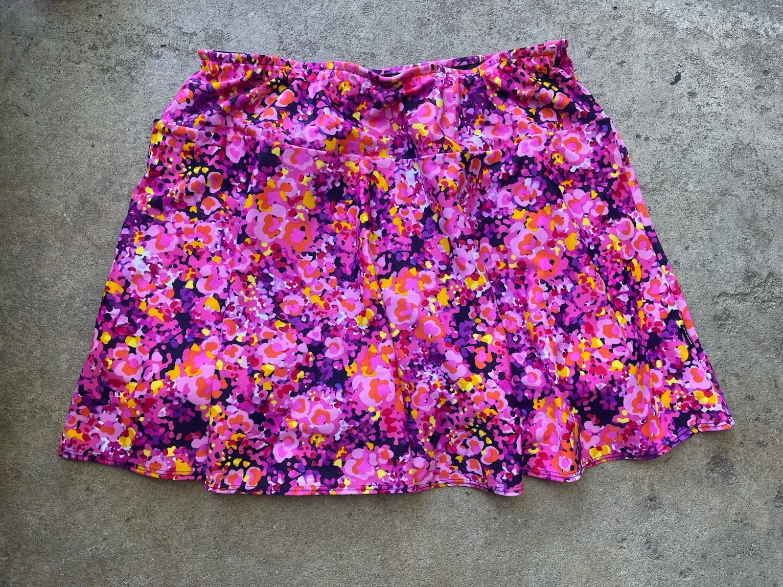 Bolder Athletics Swing Style Pink Print Running Skort Skirt Size Women’s XL