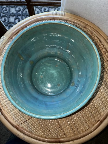 Early Hull Stamped Art Pottery Drip Glaze Majolica Planter 1920’s EXCELLENT!! - Picture 7 of 7