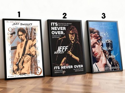Jeff Buckley Music Poster  Concert Poster  Canvas Album Prints  Wall Decorations