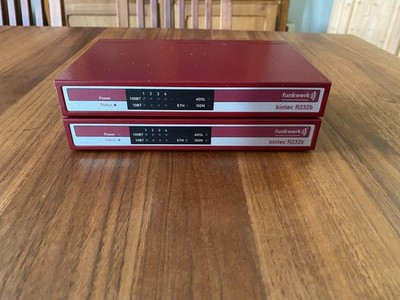 bintec R232b ADSL ISDN Router von Funkwerk, 4x LAN, ETH WAN