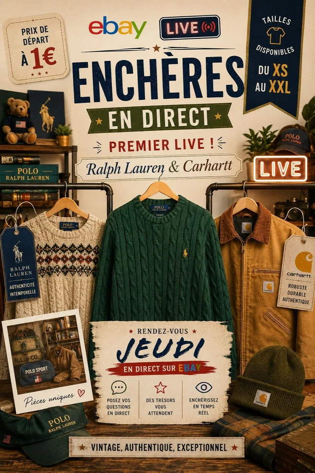 Les plus belles pièces Ralph Lauren & Carhartt vous attendent ! 🔥🧥