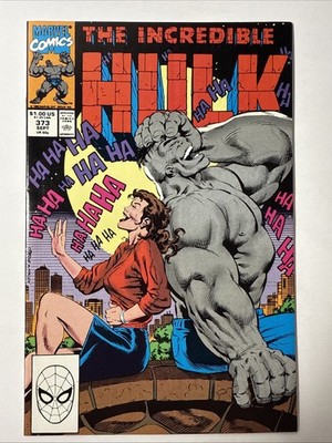 The Incredible Hulk #373 VF/NM 1990 Marvel Comic Book Dale Keown Peter David