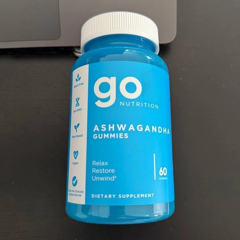 2 Pack Ashwagandha & Vitamin D Gummy Mixed Berry Gelatin Free Gummies 120 Count - Image 2 of 4