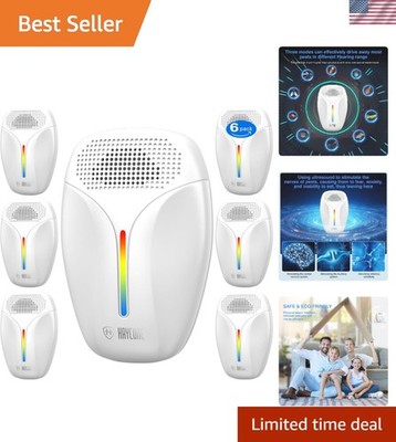 Advanced Ultrasonic Insect Repeller   6 Pack for Green, Effective Pest Control