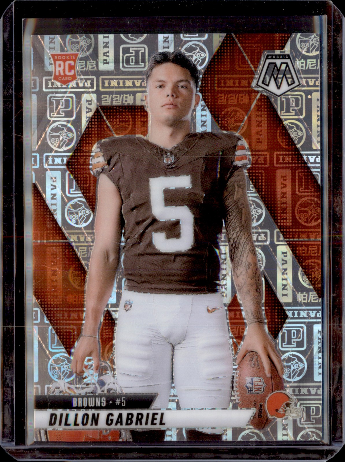 2025 Panini Mosaic #277 Dillon Gabriel Silver Knight #/149 TOP LOADED