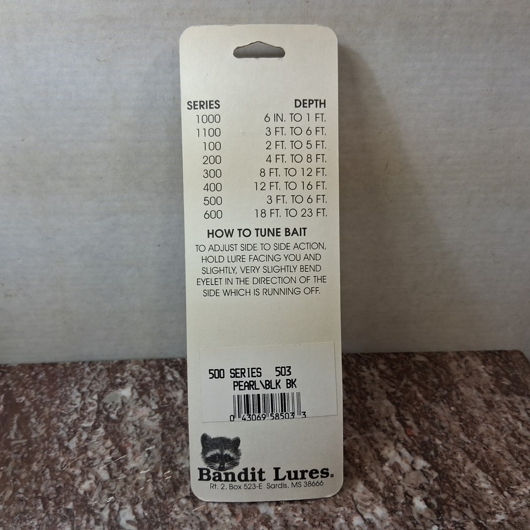  Pre Pradco Bandit 500 Lure - Square Bill,  Triple Grip Hooks