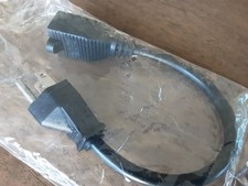 1ft Extension Cord Black - Short 12-inch Power Cable 16AWG NEMA 5-15P to 5-15R