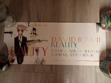 David Bowie 2003 Reality Advance Promotional Poster 10 x 24" Excellent Condition