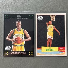 Jeff Green Rookie Cards 2007-08 Topps Basketball Seattle Supersonics