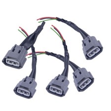 Connector Coil Fit for Nissan Sentra X-Trail 01-12 Wiring 5x Ignition Electrical