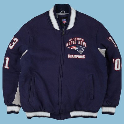 Vintage NFL Superbowl New England Patriots Collage Jacke - XL