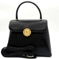 Valentino Garavani 2Way Handbag Formal Black Women Good