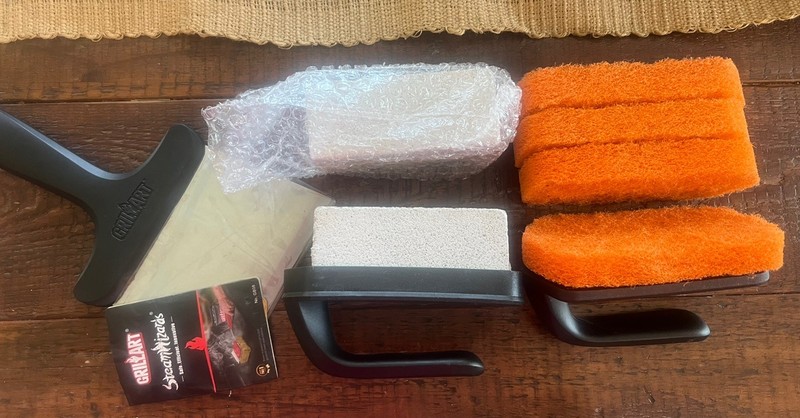 GRILLART Griddle Cleaning Kit for Blackstone, Flat Top Grill BLACK