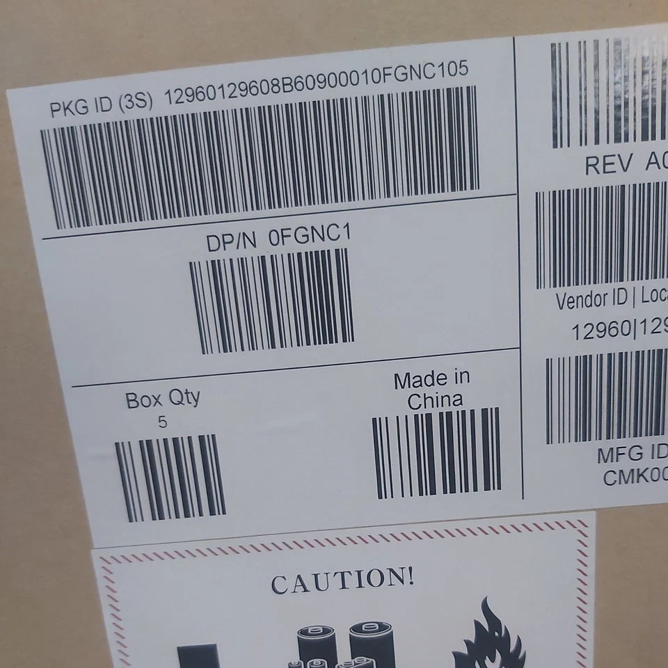 Dell Keyboard K17M Qwerty Portuguese (Brazil) Latitude 7285 NEW 0FGNC1 FGNC1 - Image 4 of 4