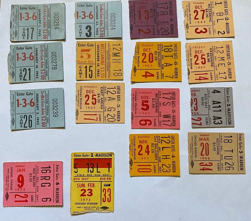Original Vintage Sports Ticket Stubs for sale | eBay
