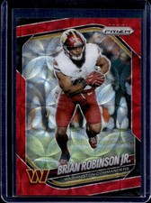 2025 Panini Prizm Brian Robinson Jr. Choice Red #/20 Commanders
