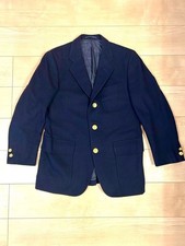 J.PRESS Navy Blue Wool Blazer Gold Button Men's M Excellent Condition