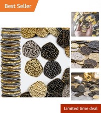 Deluxe 30-Piece Collection of Spanish Doubloon Pirate Coins - Fantasy Edition