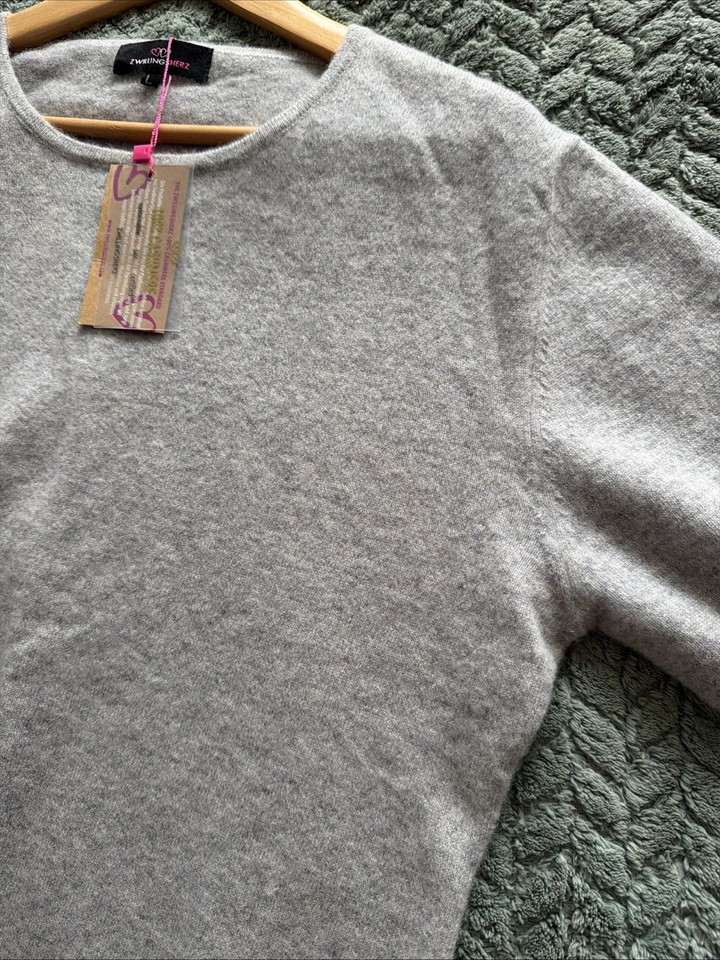 Zwillingsherz Fascia in 100% cashmere - Fascia per capelli in maglia