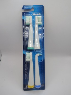 Oral-B Pulsonic 3 Replacement Brush Heads + 1 Precision Tip NEW S15-4 genuine