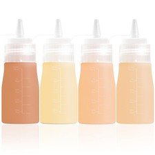Condiment Squeeze Bottles, 12 oz Silicone Squeeze Bottles For Sauces, Leak Pr...